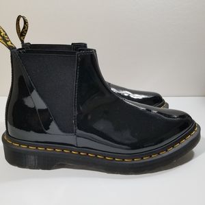 Dr Martens Bianca Black patent leather Sz 8